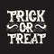 Vector halloween quote typographical background