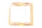 Vector Hand Draw Sketch Square Frame from Multiple Golden mark for your element design, isolated on white