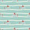 Vector hand drawn colored childish seamless repeat simple flat pattern with submarines in scandinavian style. Cute baby