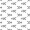 Vector hand-painted seamless pattern with ink arrows. Abstract background