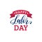 Vector Happy Labor Day typography. National american holiday illustration for festive poster,banner with hand lettering.