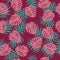 Vector Hawaiian tropical summer seamless pattern