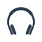 Vector headphones icon. audio jack sign Isolated on white background.