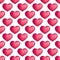 Vector hearts seamless pattern. Love simple