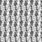 Vector herringbone weave effect seamless pattern background. Hessian fiber texture fabric style black and white backdrop