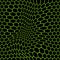 Vector Hexagon Grid. Futuristic Metaverse Illustration. Liquid Wavy Net