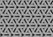 Vector hexagonal seamless pattern of weaved fiber.