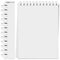 Vector high detailed spiral bound notepad page