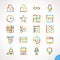 Vector Highlighter Line Icons Set 1