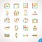 Vector Highlighter Line Icons Set 3