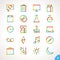 Vector Highlighter Line Icons Set 8