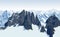 Vector Himalaya alps mountains background