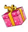 Vector holiday gift present isolated