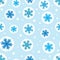 Vector holiday light blue bubbles with christmas