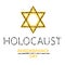 Vector holocaust remembrance day. January 27.