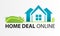 Vector Home deal online logo. Smart House Logo design vector template. Ð¡oncept for real estate agency.