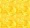 Vector Honey Background, Yellow and Orange Hexagons,Apiary.