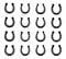 vector horseshoe as luck symbol. good luck or fortune sign