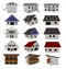 Vector houses illustration