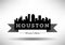 Vector Houston Skyline Design