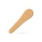 Vector ice cream wood texture stick