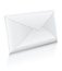 Vector icon closed white mail envelope