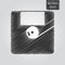 Vector icon of Floppy Disk in scribble style