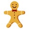 Vector Icon - Gingerbread Man. Christmas Cookie