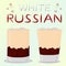 Vector icon illustration logo for alcohol cocktails white russia