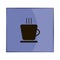 Vector icon indicates the existence of a cafe, dining room. In t