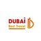 Vector icon of Letter D for Dubai travel company