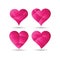 Vector icon logo illustration for love heart. perfect for valentines day, health symbol, mothers day and loving symbol.