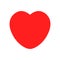 Vector icon red heart favorite