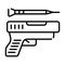 Vector icon revolver