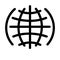 Vector Icon word wide web www, earth, location