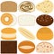 Vector Icons : Bread