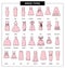 Vector icons of dresses