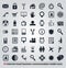 vector icons for internet, travel, communication a