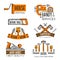 Vector icons template of home repair handy service