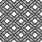 Vector ikat seamless pattern. Geometric boho pattern. Black and white ethnic texture. Tribal background. Navajo motif. Abstract fo