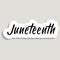 Vector illustrated banner, greeting card or poster - Juneteenth. sticker juneteenth day, freedom