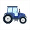 vector illustration. Agricultural transport for farm in flat style.