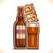 Vector illustration of alcohol drink Ale