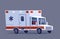 Vector illustration ambulance car