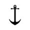 Vector illustration, anchor for the sea, ocean, ship, sea travel