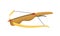 Vector illustration of an ancient wooden crossbow