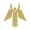 Vector illustration. The angel is God\\\'s herald