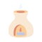 Vector illustration of Aroma lamp.