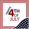 Vector illustration. background American independence day of July 4. Happy 4th of July. Designs for posters, backgrounds, cards,