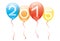 Vector illustration. Balloons.